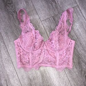 PINK MAUVE BRALETTE TOP